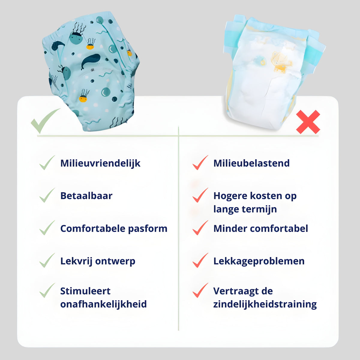 Trainingsonderbroek voor zindelijkheid